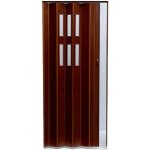 Vivaldi Shrnovací dveře prosklené Ořech 80 cm – HobbyKompas.cz