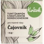 Kvítok tuhý šampon na mastné vlasy čajovník 25 g – Sleviste.cz