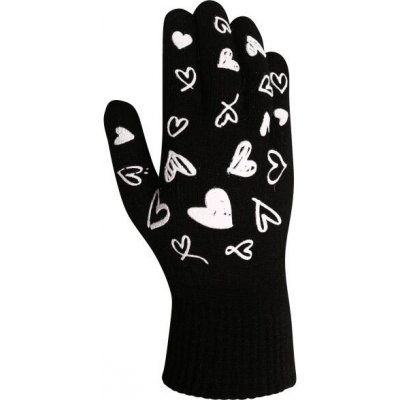 Lewro Faye Dětské pletené rukavice černá – Zboží Dáma