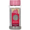 Dekorace na dort Fun Cakes Sprinkles - sypání stříbrný pískový cukr 80g