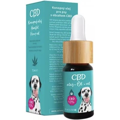 Zelená Země CBD olej pro zvířata 10% 10 ml – Zbozi.Blesk.cz