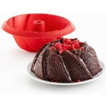 Lékué Silikonová forma na bábovku Spiral Savarin 20 cm červená – Zboží Dáma