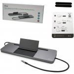 i-Tec USB-C Metal Ergonomic 4K 3x Display Docking Station + Power Delivery 85 W C31FLATDOCKPDPRO – Zboží Živě