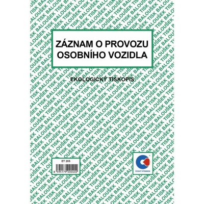 Baloušek Tisk ET205 Stazka osobní dopravy A5