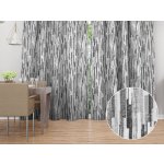 Biante Dekorační závěs Leona LN-175 Šedo-černé proužky 130x140 cm – Hledejceny.cz