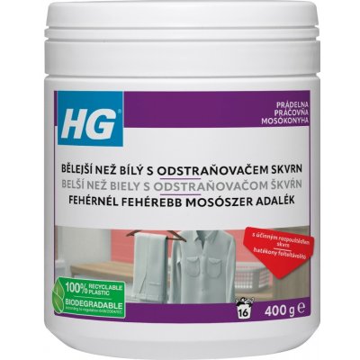 HG bělejší než bílý bělící prostředek s odstraňovačem skvrn 500 g – Zbozi.Blesk.cz