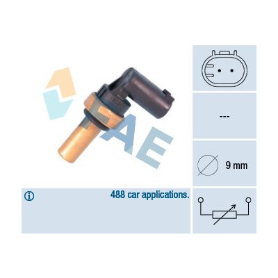 Snímač, teplota chladiva FAE 32710 | Zboží Auto