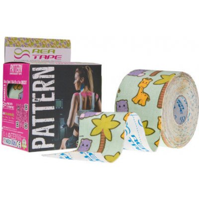 Rea Tape Pattern páskové náplasti pro kineziologické tejpování žirafa 5 cm x 5 m – Zboží Dáma
