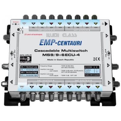 Satelitní multipřepínač EMP Centauri MS9/9+6ECU-4 – Zboží Živě