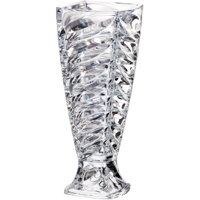 Crystalite Bohemia Skleněná váza Facet 375 mm – Hledejceny.cz