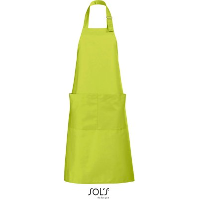 SOL's Collection Zástěra Gala s laclem COT25801009399-apple green Zelené jablko – Hledejceny.cz
