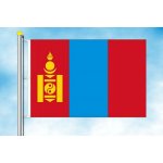 LIBEA, s.r.o. Vlajka Mongolska Rozměr: 100×150 cm, Uchycení: Karabiny na stožár – Hledejceny.cz