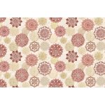 Darré Zbytek bavlněné látky Mandaly bordová - 60 x 150 cm – Hledejceny.cz