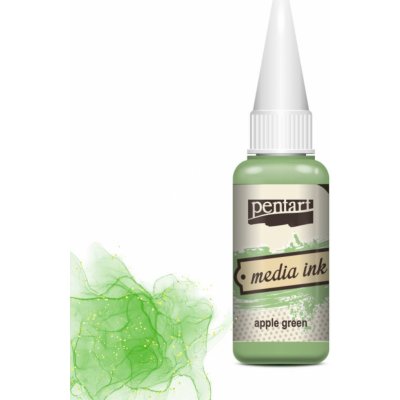 Pentart Alkoholový inkoust 20 ml JABLKOVÁ ZELENÁ – Zboží Dáma