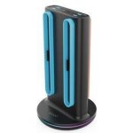 iPega SW2051 Nabíjecí Stanice s RGB pro JoyCon Ovladače Nintendo Switch 2 Black – Zboží Živě