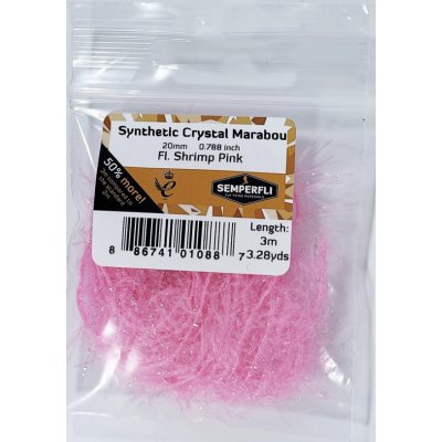 Semperfli Syntetické Marabou Synthetic Crystal Marabou Fl Shrimp Pink – Hledejceny.cz