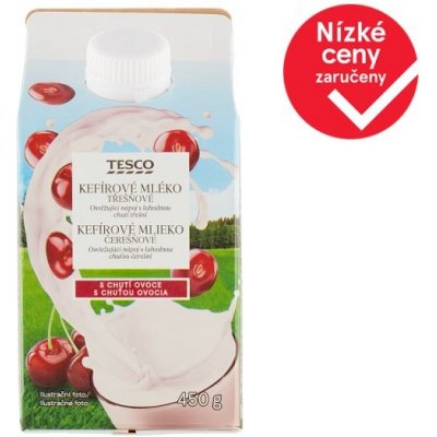 Tesco Kefírové mléko třešňové 450 g – Zboží Dáma