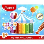 Maped Voskovky Color'Peps Wax Jumbo 12 barev – Zbozi.Blesk.cz