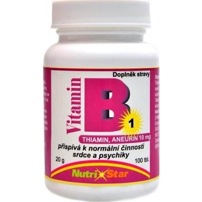Nutri Star Thiamin Vitamín B 1 10 mg 100 kapslí