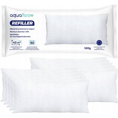 AquaFloow Náplň pohlcovače vlhkosti AF54-500 500 g 10 ks – Zboží Dáma