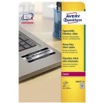 Avery Zweckform L6012-20 Velmi odolné etikety 96x50,8mm 200 ks stříbrná – Zboží Dáma