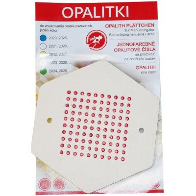 JaHan Opalitové značky 1-100 PL Červená – Zboží Mobilmania