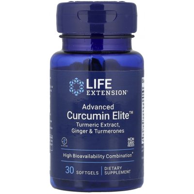 Life Extension Výtažek z kurkumy a zázvoru Advanced Curcumin Elite 30 Měkká kapsla – Hledejceny.cz