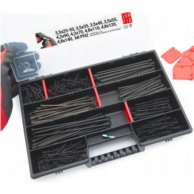 Šrouby do sádrokartonu Lun Fix 3,5 x 140 mm, 280 ks – Hledejceny.cz