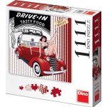 Dino Retro plakát čtvercové 1111 dílků – Zboží Mobilmania