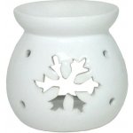 Goba vánoční aroma lampa střední bílá vločka – Zboží Mobilmania