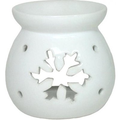 Goba vánoční aroma lampa střední bílá vločka – Zboží Mobilmania