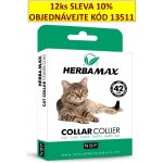 Juko Herba Max Cat collar antiparazitní obojek 42 cm – Zbozi.Blesk.cz