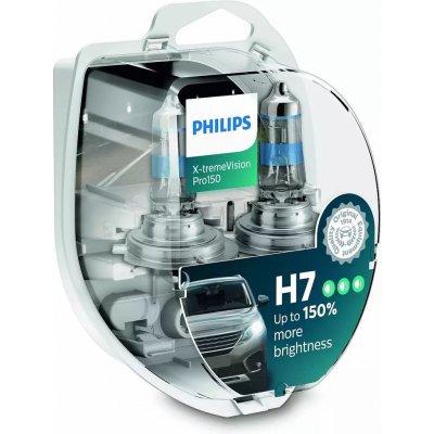 Philips X-tremeVision Pro150 H7 PX26d 12V 55W 2 ks 12972XVPS2 – Sleviste.cz