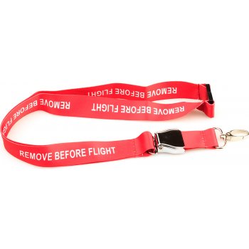 Šňůrka na krk REMOVE BEFORE FLIGHT