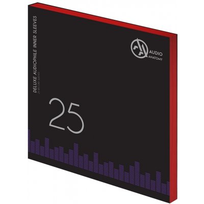 Audio Anatomy INNER SLEEVES 12″ Provedení: Red 25 – Zboží Živě