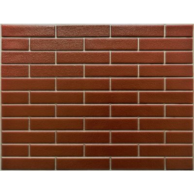 Impol Trade 3D OS03-K03-F01 440 x 580 mm malá cihla červená se stříbrnou spárou 1ks – Sleviste.cz
