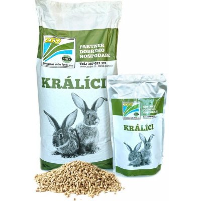 ZS Dynín KKV DN bez léčiva krmná směs granule Králík 10 kg