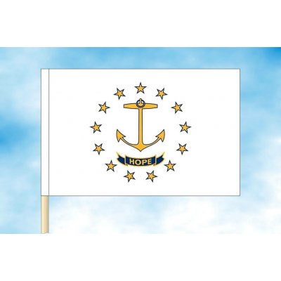 LIBEA, s.r.o. Rhode Island vlajka Rozměr: 150×225 cm, Uchycení: Návlek na žerď – Hledejceny.cz