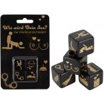 Hra s erotickými kockami čierne 4 ks – Zboží Mobilmania