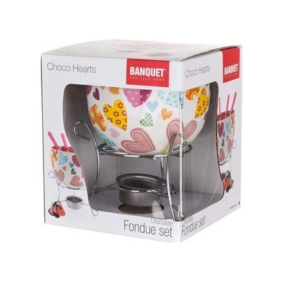 Banquet Sada fondue CHOCO HEARTS 6 ks – Zboží Dáma