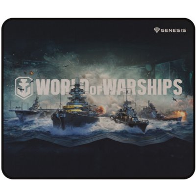 Herní podložka pod myš Genesis CARBON 500 WORLD of WARSHIPS ARMADA, M 30x25cm – Hledejceny.cz