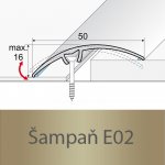 Profil Team Přechodový profil stříbro E01 50mm 0,93 m – Hledejceny.cz