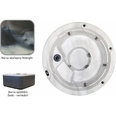 ViskanSpa Donsö 59400 Midnight Šedá – HobbyKompas.cz