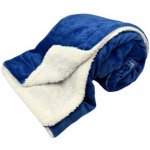 Home Elements deka s beránkem mikroflanel Tmavě modrá Jacquard 150x200 – Zboží Dáma