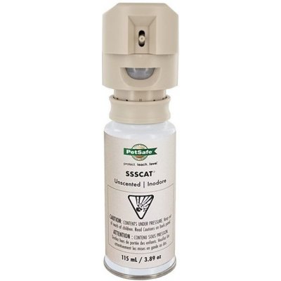 PetSafe repelentní spray na domácí mazlíčky Ssscat 15 cm hliníková bílá – Zbozi.Blesk.cz