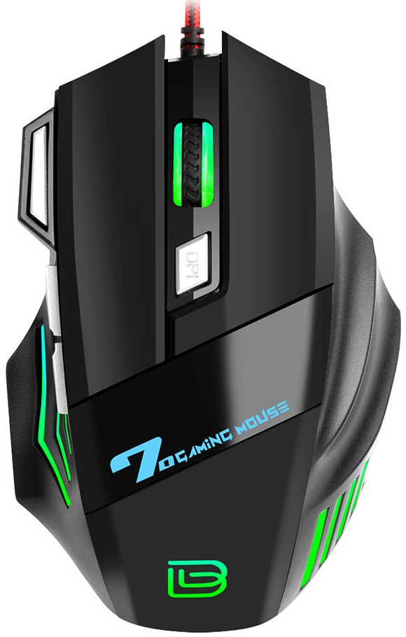 BAJEAL G5 Wired Gaming Mouse RGB černá