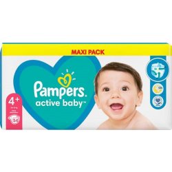 Plenky Pampers Active Baby 4+ 54 ks