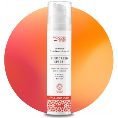 WoodenSpoon opalovací mléko na tvář a tělo SPF35+ 100 ml – Zboží Dáma