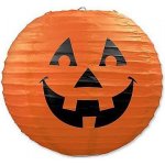 Party Deco Papírový lampion dýně oranžový – Sleviste.cz