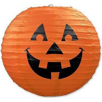 Party Deco Papírový lampion dýně oranžový – Sleviste.cz